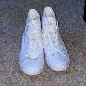 *Like New* All White High Top All Star Converse